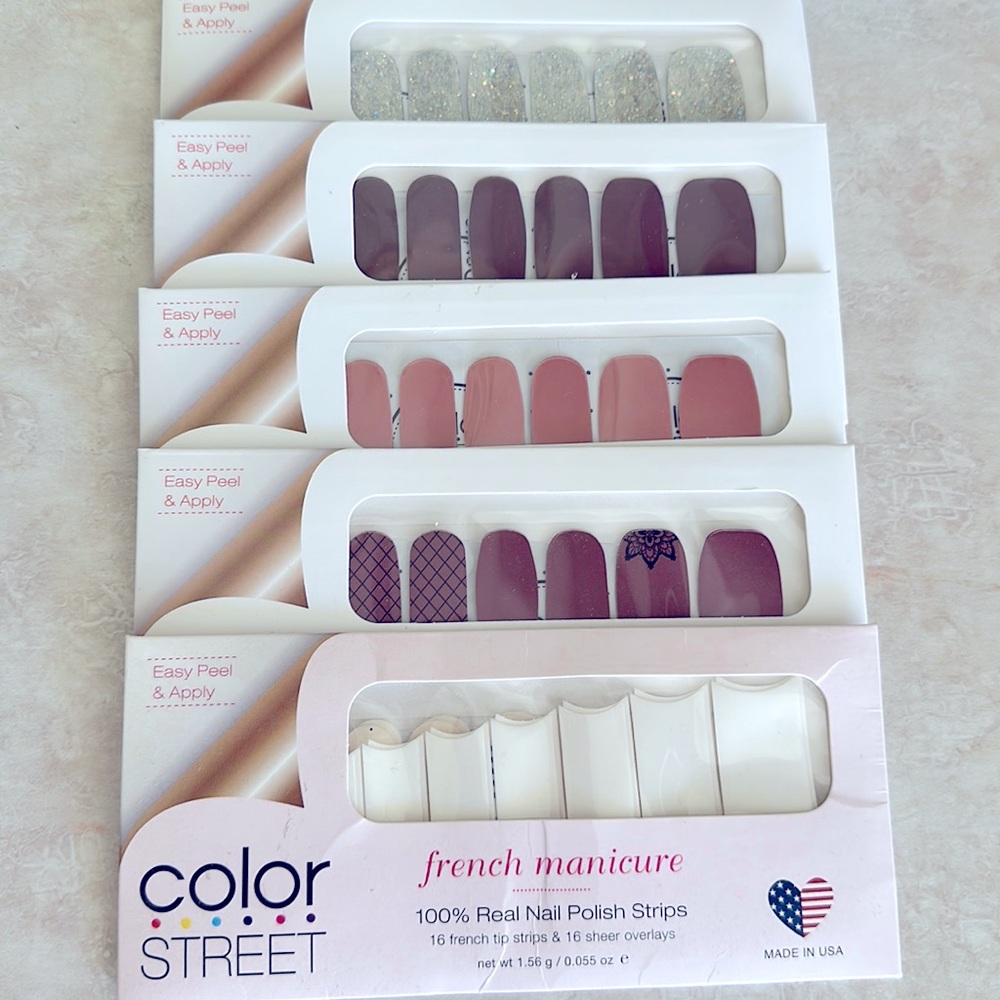 Brand new Color Street Nail Polish Strips - 5 sets